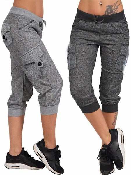 Gabriella - Cargo Capri Joggingbyxor Flerfacks Capris